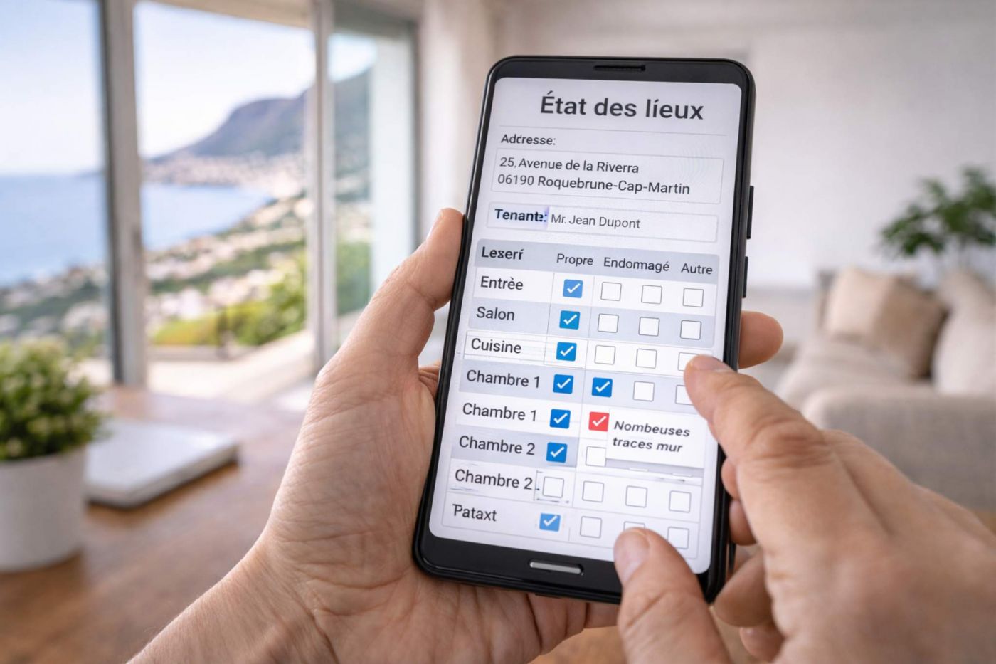 Prestataire état des lieux d'entrée, état des lieux de sortie